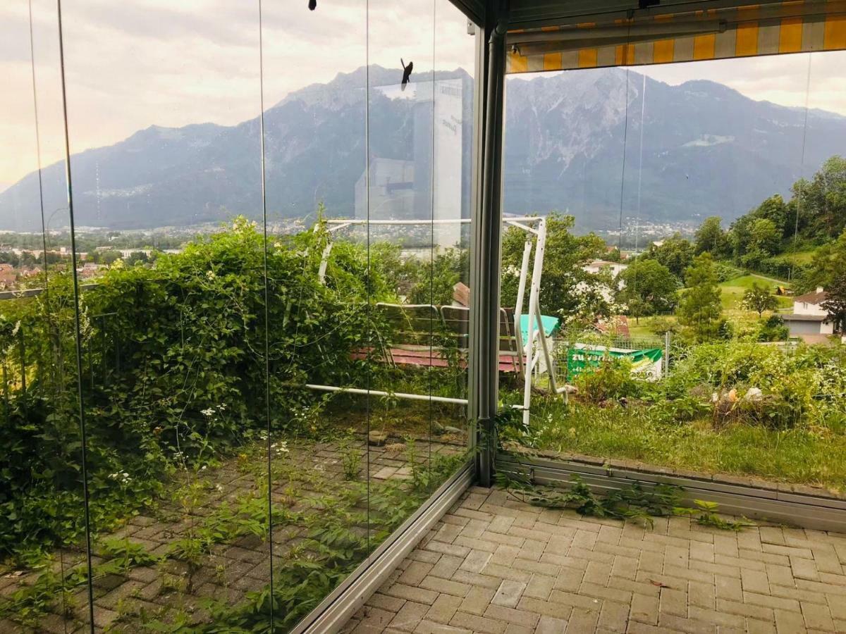 Alpen Panorama View Luxury House With Green Garden Buchs  Exteriér fotografie